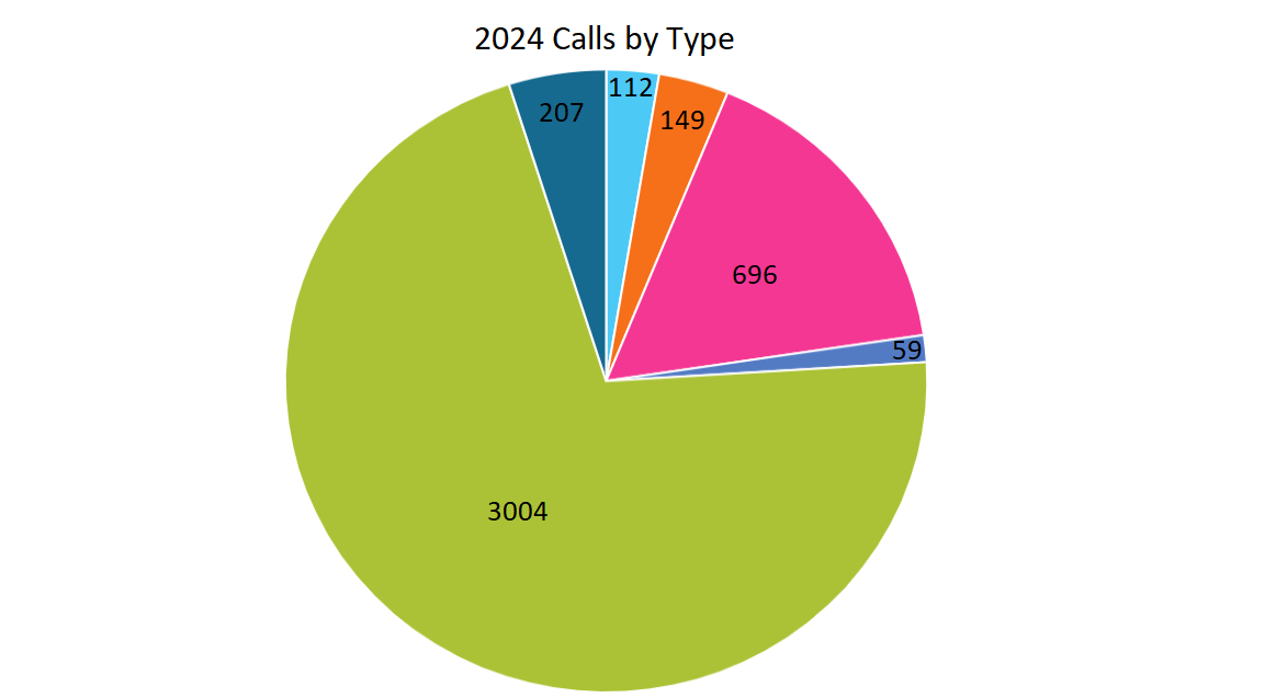 2024 Calls by Type