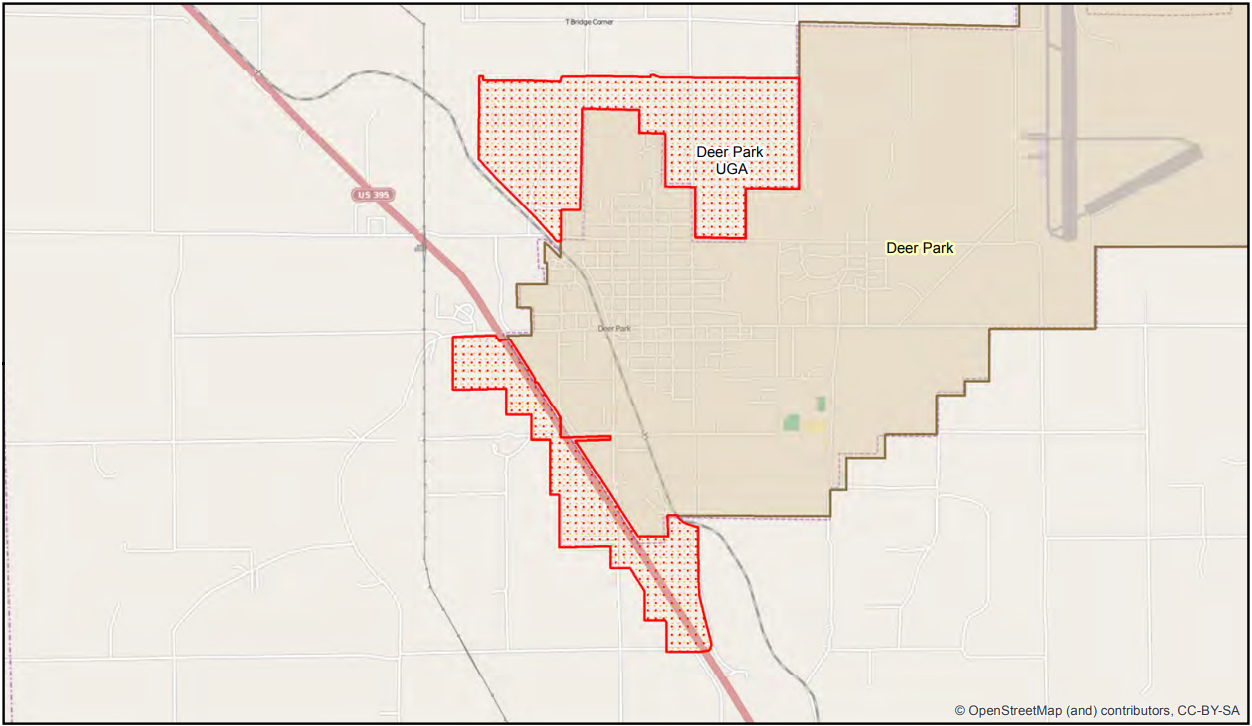 Deer Park Urban Growth Area Map